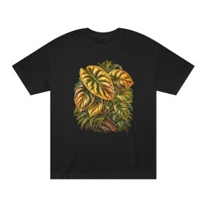 Golden Vein Alocasia Botanical Unisex T-Shirt