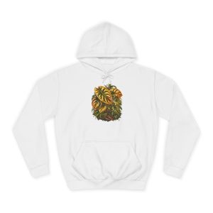 Golden Alocasia Cuprea Plant Art Unisex Hoodie