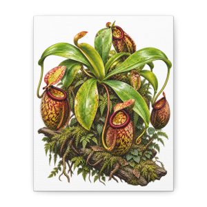 Carnivorous Pitcher Plant Botanical Canvas Print