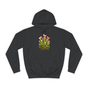 Pink Nepenthes Carnivorous Plant Hoodie