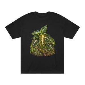 Alocasia Black Saturn Stardust Botanical Unisex T-Shirt