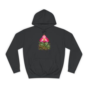 Lady Slipper Orchid Flower Art Unisex Hoodie
