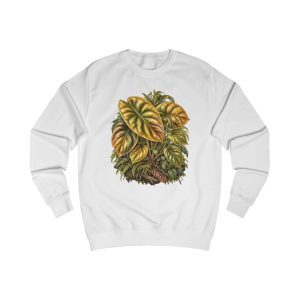 Alocasia Cuprea Golden Botanical Art Unisex Sweatshirt