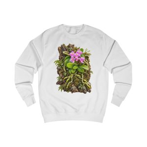 gợi ý tiêu đề Mossy Orchid Botanical Art Unisex Sweatshirt