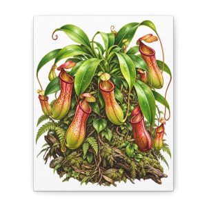 Carnivorous Pitcher Plant Botanical Canvas Print