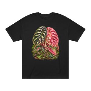 Alocasia Cuprea Pink Mint Botanical Unisex T-Shirt