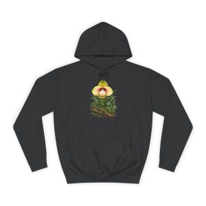 Lady Slipper Orchid Floral Unisex Hoodie