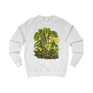 Alocasia Sedenii Aurea Botanical Art Unisex Sweatshirt