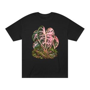 Alocasia Purple Variegated Tropical Botanical T-Shirt