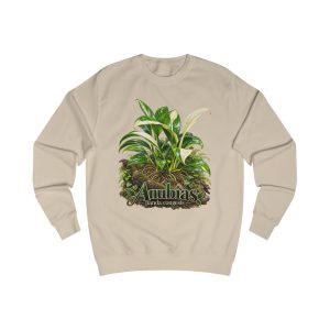 Anubias Panda Congensis Aquatic Botanical Art Unisex Sweatshirt