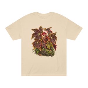 Red Begonia Botanical Unisex T-Shirt