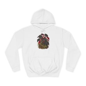 Begonia Black Velvet Plant Art Unisex Hoodie