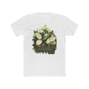 Anubias Nana White Botanical Unisex T-Shirt